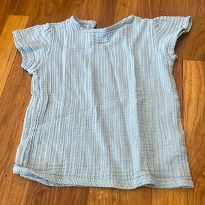 Ethel + Row Girls Blue T-Shirt Size 6